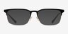 Coach HC5121 Matte Black Gold MetalEyeglass Frames from EyeBuyDirect, with Tinted Lenses