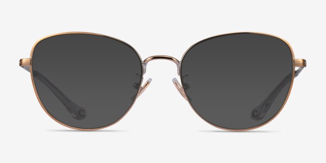 Coach HC5137 Shiny Rose Gold MetalEyeglass Frames from EyeBuyDirect, with Tinted Lenses