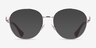 Ralph RA6050 Shiny Rose Gold MetalEyeglass Frames from EyeBuyDirect, with Tinted Lenses