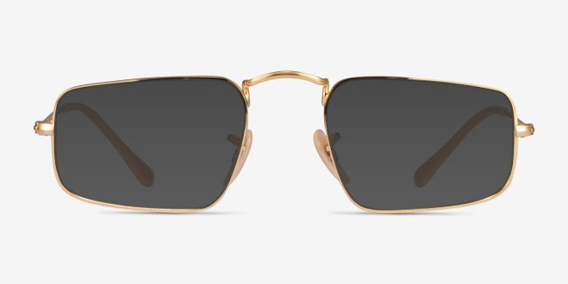 Ray-Ban RB3957V Julie Shiny Gold MetalEyeglass Frames from EyeBuyDirect, with Tinted Lenses