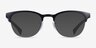 Ray-Ban RB6317 Black Silver MetalEyeglass Frames from EyeBuyDirect, with Tinted Lenses