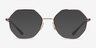 Vogue Eyewear VO4094 Gold Purple MetalEyeglass Frames from EyeBuyDirect, with Tinted Lenses