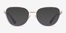 Vogue Eyewear VO4229 Purple Gold MetalEyeglass Frames from EyeBuyDirect, with Tinted Lenses