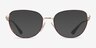 Vogue Eyewear VO4229 Tortoise Gold MetalEyeglass Frames from EyeBuyDirect, with Tinted Lenses