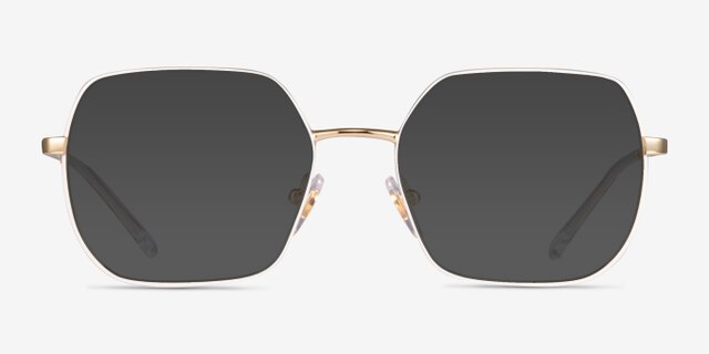 Vogue Eyewear VO4253 White Gold MetalEyeglass Frames from EyeBuyDirect, with Tinted Lenses