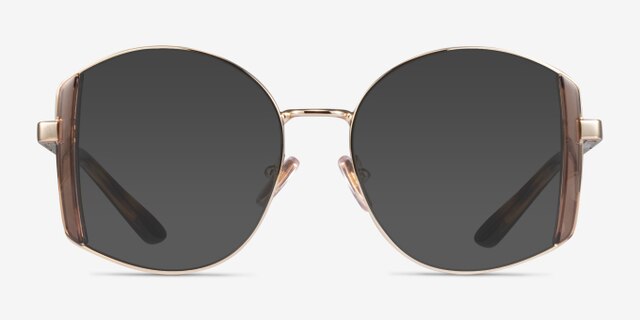 Vogue Eyewear VO4269 Pale Gold Brown MetalEyeglass Frames from EyeBuyDirect, with Tinted Lenses