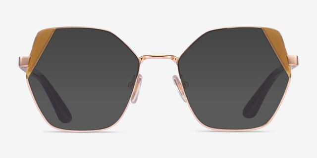 Vogue Eyewear VO4270 Rose Gold Yellow MetalEyeglass Frames from EyeBuyDirect, with Tinted Lenses