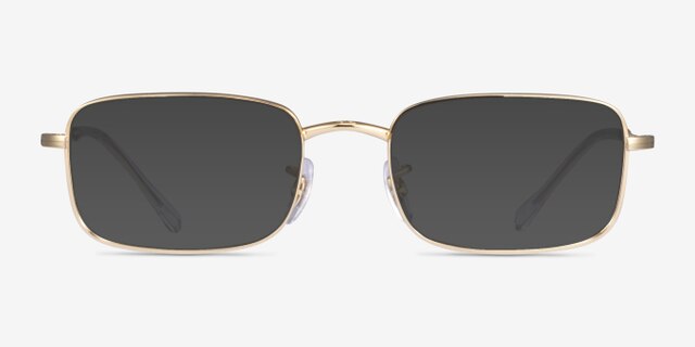 Ray-Ban RB3746V Gold MetalEyeglass Frames from EyeBuyDirect, with Tinted Lenses