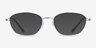 Ray-Ban RB3749V Silver MetalEyeglass Frames from EyeBuyDirect, with Tinted Lenses