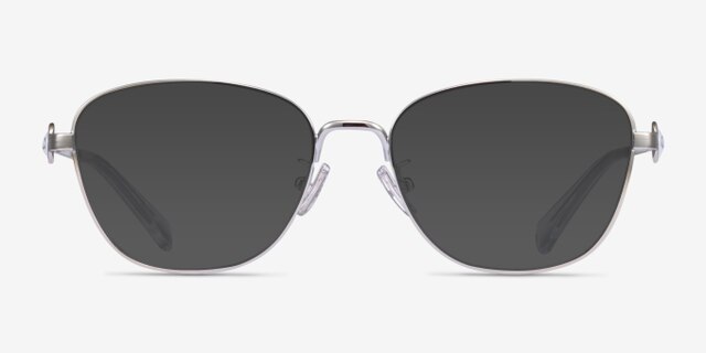 Coach HC5128 Shiny Silver MetalEyeglass Frames from EyeBuyDirect, with Tinted Lenses
