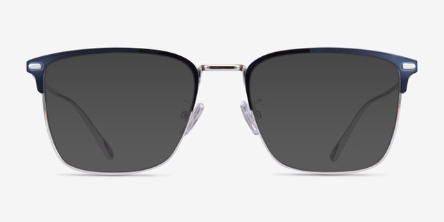 Coach HC5149T Navy Silver TitaniumEyeglass Frames from EyeBuyDirect, with Tinted Lenses