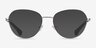 Ralph RA6054 Gunmetal Blue MetalEyeglass Frames from EyeBuyDirect, with Tinted Lenses