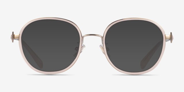 Coach HC5129 Shiny Rose Gold AcetateEyeglass Frames from EyeBuyDirect, with Tinted Lenses