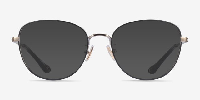 Coach HC5137 Black Gold MetalEyeglass Frames from EyeBuyDirect, with Tinted Lenses
