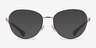 Ralph RA6054 Black MetalEyeglass Frames from EyeBuyDirect, with Tinted Lenses