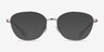 Ralph RA6057 Gold MetalEyeglass Frames from EyeBuyDirect, with Tinted Lenses