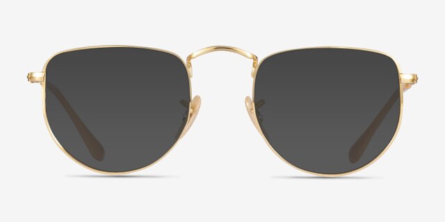 Ray-Ban RB3958V Elon Gold MetalEyeglass Frames from EyeBuyDirect, with Tinted Lenses