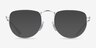 Ray-Ban RB3958V Elon Shiny Silver MetalEyeglass Frames from EyeBuyDirect, with Tinted Lenses