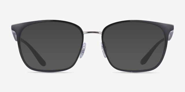 Ray-Ban RB6486 Liteforce Black MetalEyeglass Frames from EyeBuyDirect, with Tinted Lenses