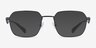 Coach HC5186 Satin Black MetalEyeglass Frames from EyeBuyDirect, with Tinted Lenses