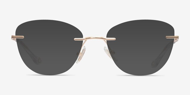 Coach HC5185 Shiny Rose Gold MetalEyeglass Frames from EyeBuyDirect, with Tinted Lenses