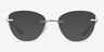 Coach HC5185 Shiny Silver MetalEyeglass Frames from EyeBuyDirect, with Tinted Lenses