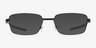Oakley Foil Rq Satin Black MétalMontures de lunettes de vue d'EyeBuyDirect, Avec des Verres Teintés