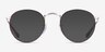 Ray-Ban RB3447V Round Silver Tortoise MetalEyeglass Frames from EyeBuyDirect, with Tinted Lenses