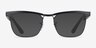 Ray-Ban RB3875V Wayfarer Deluxe Black MetalEyeglass Frames from EyeBuyDirect, with Tinted Lenses