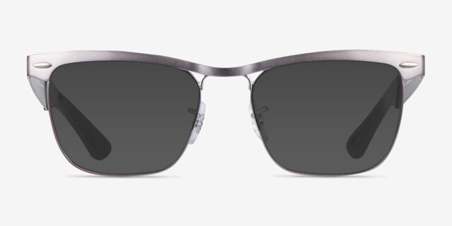 Ray-Ban RB3875V Wayfarer Deluxe Gunmetal MetalEyeglass Frames from EyeBuyDirect, with Tinted Lenses