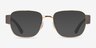 Ray-Ban RB6532 Liteforce Gold MetalEyeglass Frames from EyeBuyDirect, with Tinted Lenses