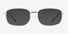 Ray-Ban RB6533 Tortoise MetalEyeglass Frames from EyeBuyDirect, with Tinted Lenses