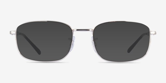 Ray-Ban RB6533 Silver MetalEyeglass Frames from EyeBuyDirect, with Tinted Lenses