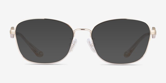 Coach HC5183 Shiny Light Gold MetalEyeglass Frames from EyeBuyDirect, with Tinted Lenses