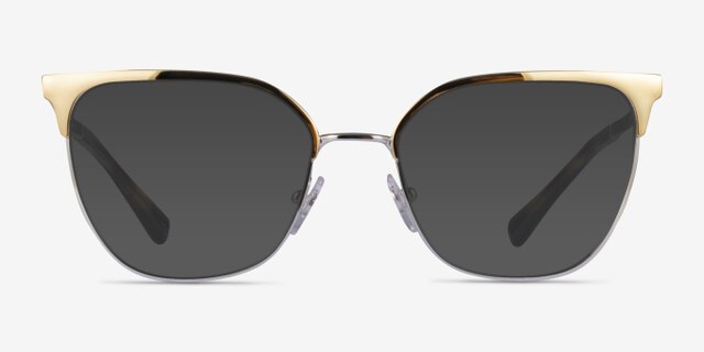 Vogue Eyewear VO4249 Silver Gold MétalMontures de lunettes de vue d'EyeBuyDirect, Avec des Verres Teintés