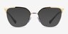 Vogue Eyewear VO4249 Silver Gold MétalMontures de lunettes de vue d'EyeBuyDirect, Avec des Verres Teintés