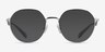 Coach HC5175 CY044 Shiny Silver MetalEyeglass Frames from EyeBuyDirect, with Tinted Lenses