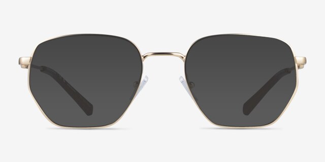 Armani Exchange AX1074 Matte Pale Gold MétalMontures de lunettes de vue d'EyeBuyDirect, Avec des Verres Teintés