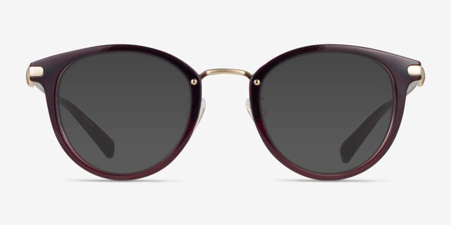 Coach HC5133D Transparent Mauve MétalMontures de lunettes de vue d'EyeBuyDirect, Avec des Verres Teintés