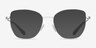 Coach HC5197D Shiny Silver MetalEyeglass Frames from EyeBuyDirect, with Tinted Lenses