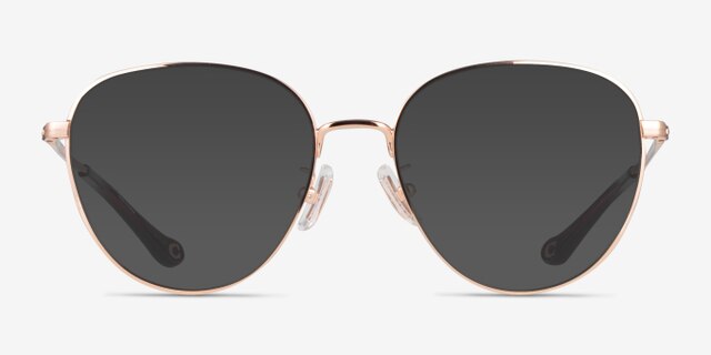 Coach HC5192 Shiny Rose Gold MétalMontures de lunettes de vue d'EyeBuyDirect, Avec des Verres Teintés