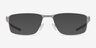 Oakley Socket 5.0 Silver MetalEyeglass Frames from EyeBuyDirect, with Tinted Lenses