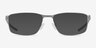 Oakley Socket 5.0 Argenté MétalMontures de lunettes de vue d'EyeBuyDirect, Avec des Verres Teintés