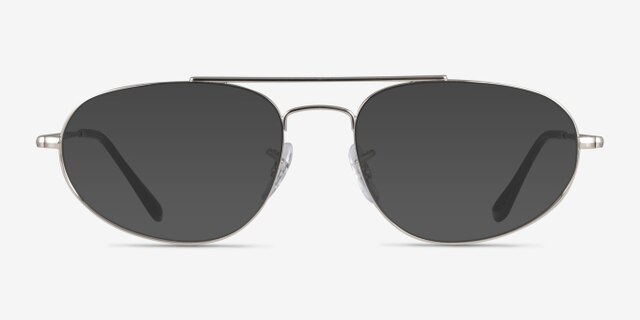 Ray-Ban RB6645 Argenté MétalMontures de lunettes de vue d'EyeBuyDirect, Avec des Verres Teintés