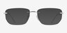 Ray-Ban RB3768V Silver MetalEyeglass Frames from EyeBuyDirect, with Tinted Lenses