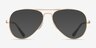 Ray-Ban RB3925V Aviator Max Arista MetalEyeglass Frames from EyeBuyDirect, with Tinted Lenses