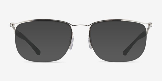 Ray-Ban RB7552 Argenté MétalMontures de lunettes de vue d'EyeBuyDirect, Avec des Verres Teintés