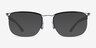 Ray-Ban RB7552 Black MetalEyeglass Frames from EyeBuyDirect, with Tinted Lenses