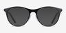 Ray-Ban RB9552V Black On Silver MétalMontures de lunettes de vue d'EyeBuyDirect, Avec des Verres Teintés
