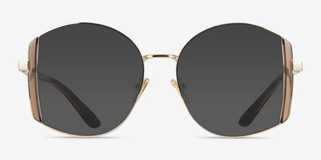 Vogue Eyewear VO4269 Pale Gold Brown MetalEyeglass Frames from EyeBuyDirect, with Tinted Lenses